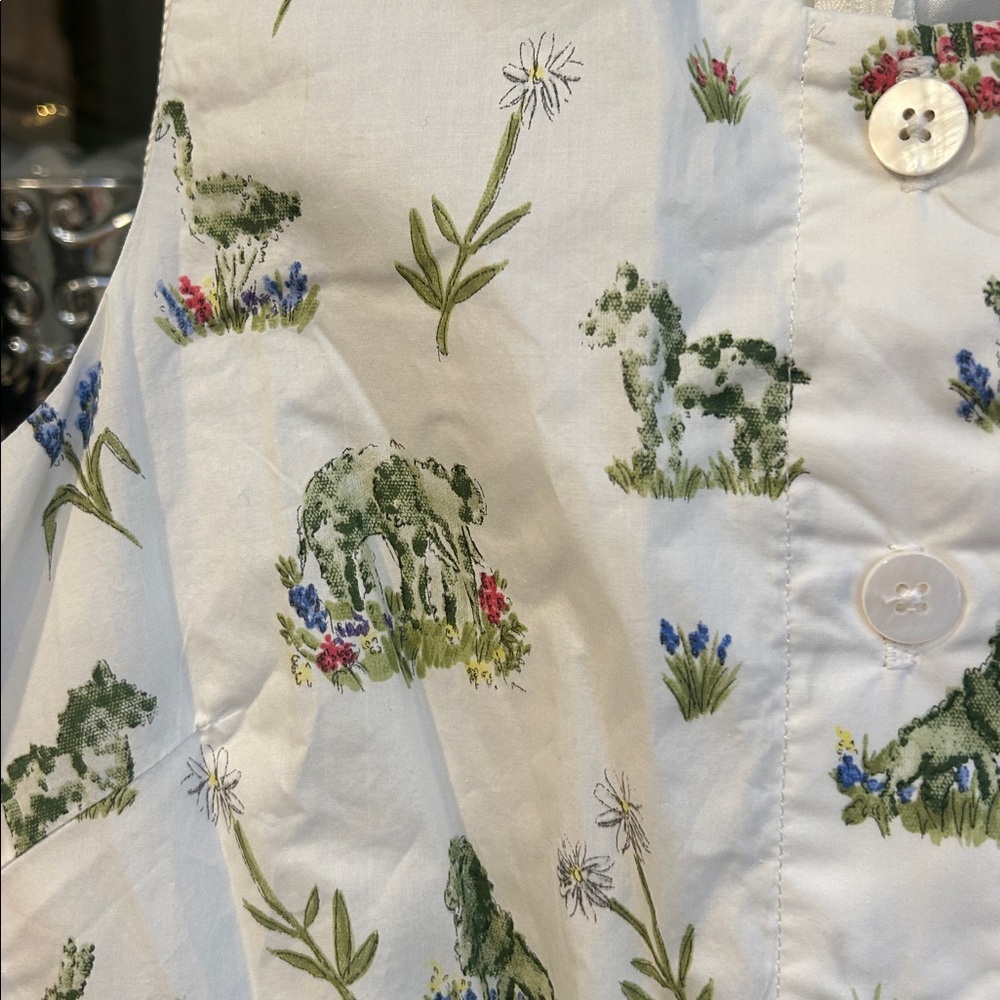 Sarah Patrick Kiel James Patrick Topiary Gardens Toile dress size 6 - Picture 3 of 7